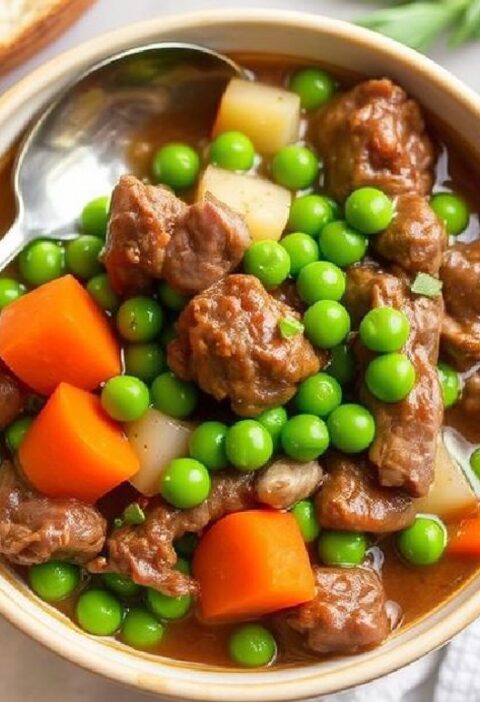 Beef and Pea Stew Recipe