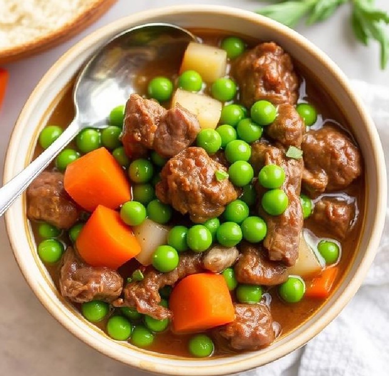 Beef and Pea Stew Recipe