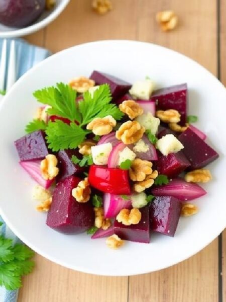 Beetroot Salad with Walnuts