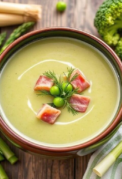 Broccoli Asparagus Soup