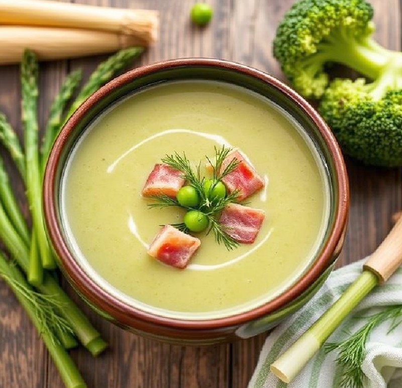 Broccoli Asparagus Soup