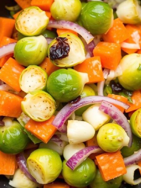 Brussels Sprouts and Vegetable Medley