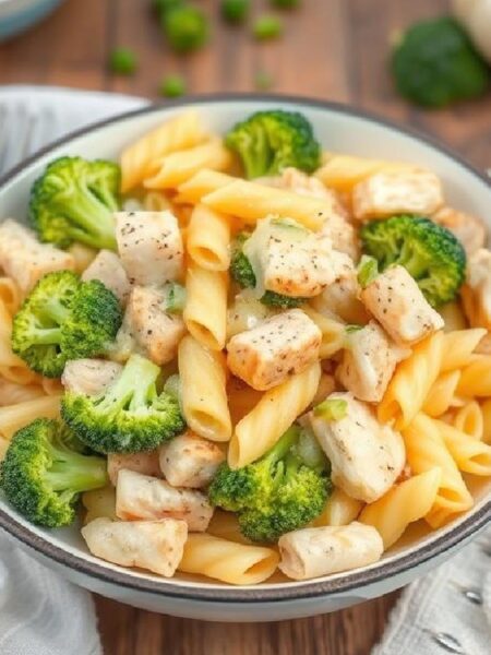 Cheesy Chicken Broccoli Pasta