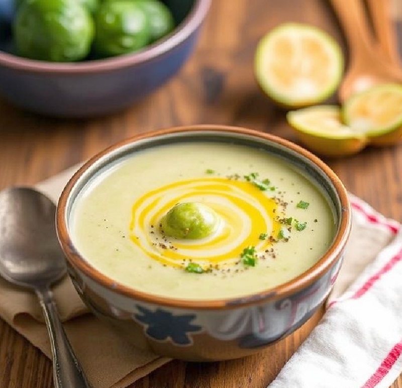 Cream of Brussels Sprout Soup