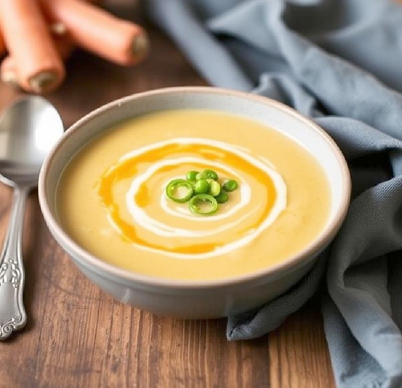 Creamy Carrot and Leek Soup