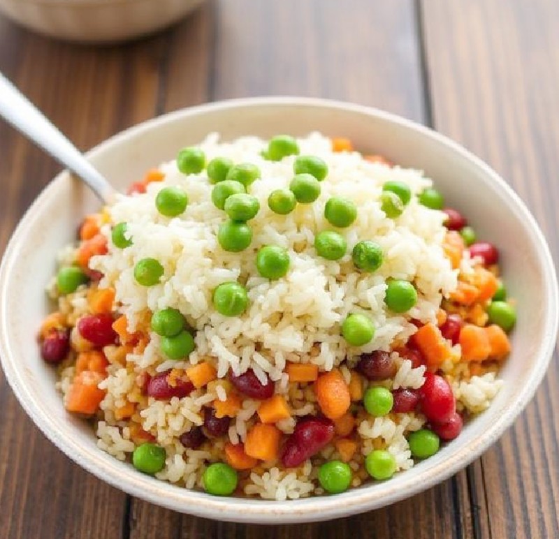 Rice, Beans & Veggies Meal