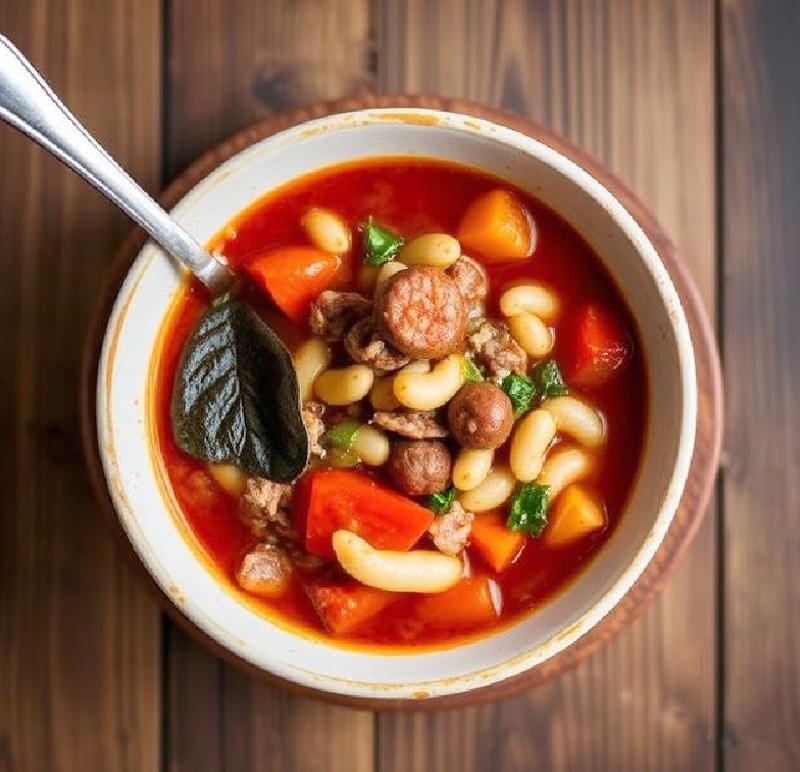 Spicy Italian Sausage Soup