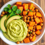 Sweet Potatoes with Roasted Chickpeas