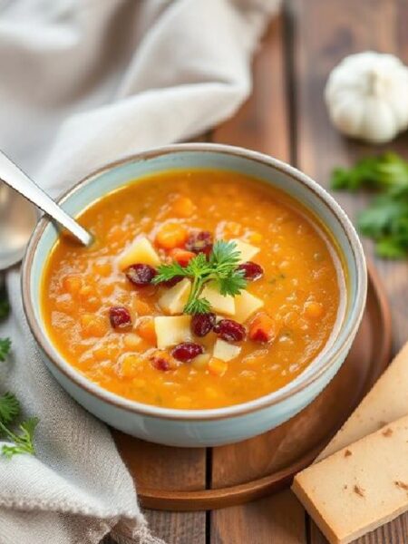 Easy Carrot Lentil Soup