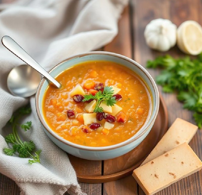 Easy Carrot Lentil Soup