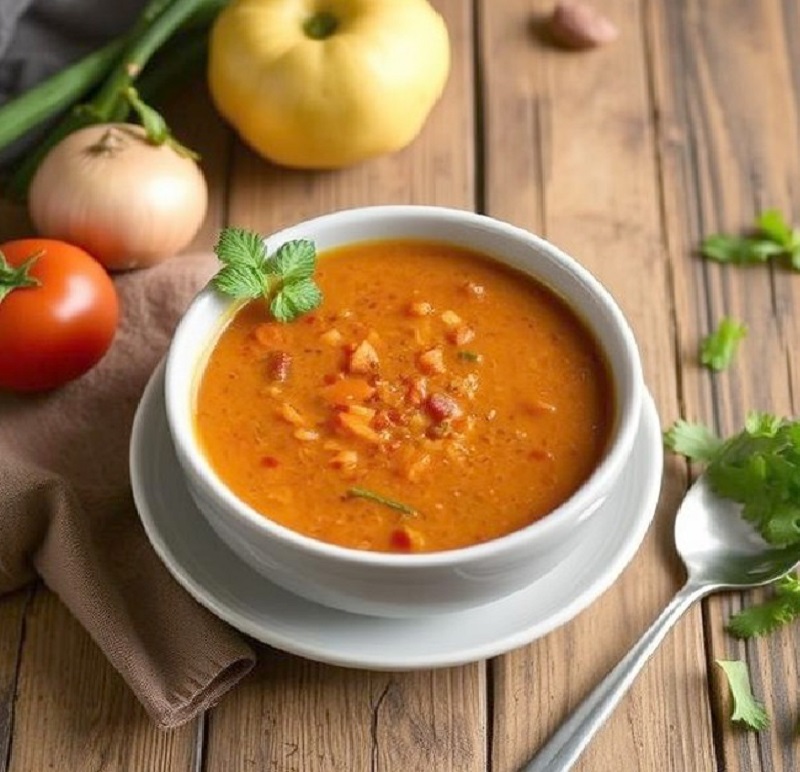 Red Lentil Vegetable Soup