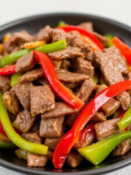 Stir-Fried Beef with Peppers