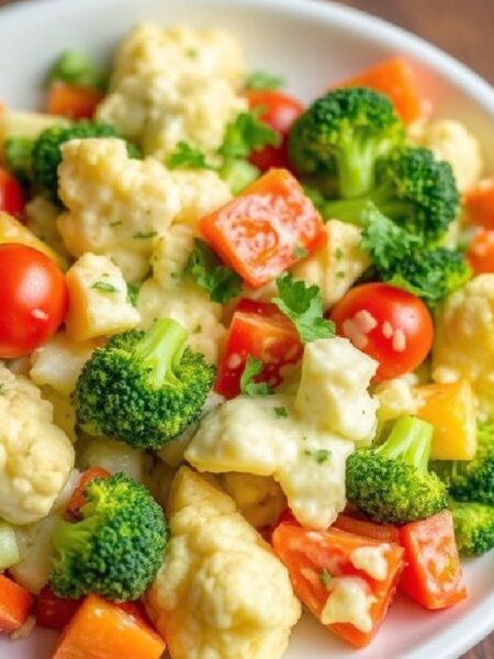 Vegetable Bake with Creamy Sauce