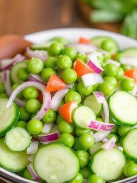 Cucumber Pea Salad