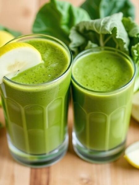 Green Cabbage-Apple Smoothie