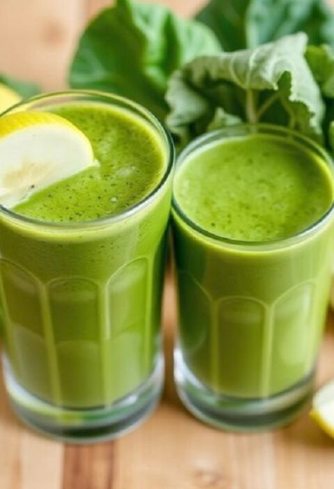 Green Cabbage-Apple Smoothie