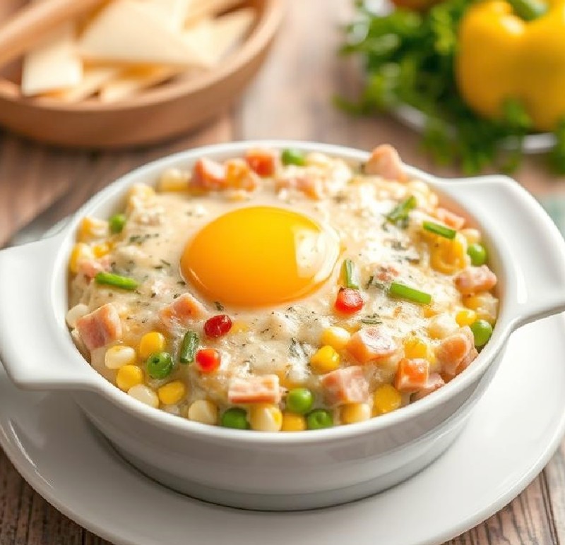Ham and Cheese Casserole