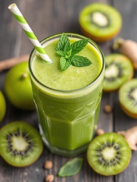Kiwi Apple Green Smoothie
