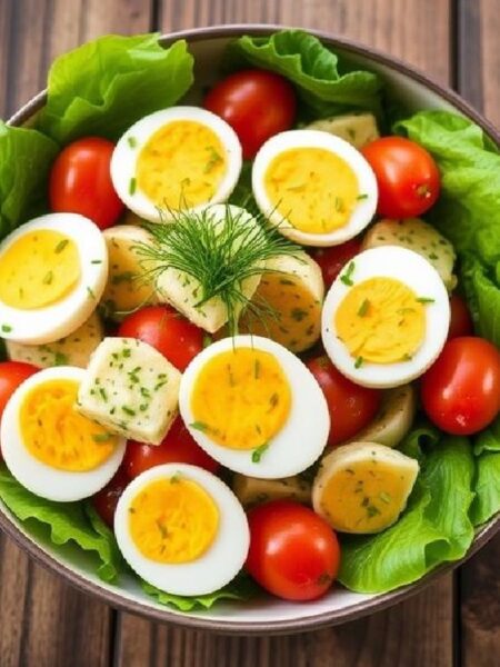 Quail Egg Salad