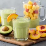 Avocado and Peach Smoothie