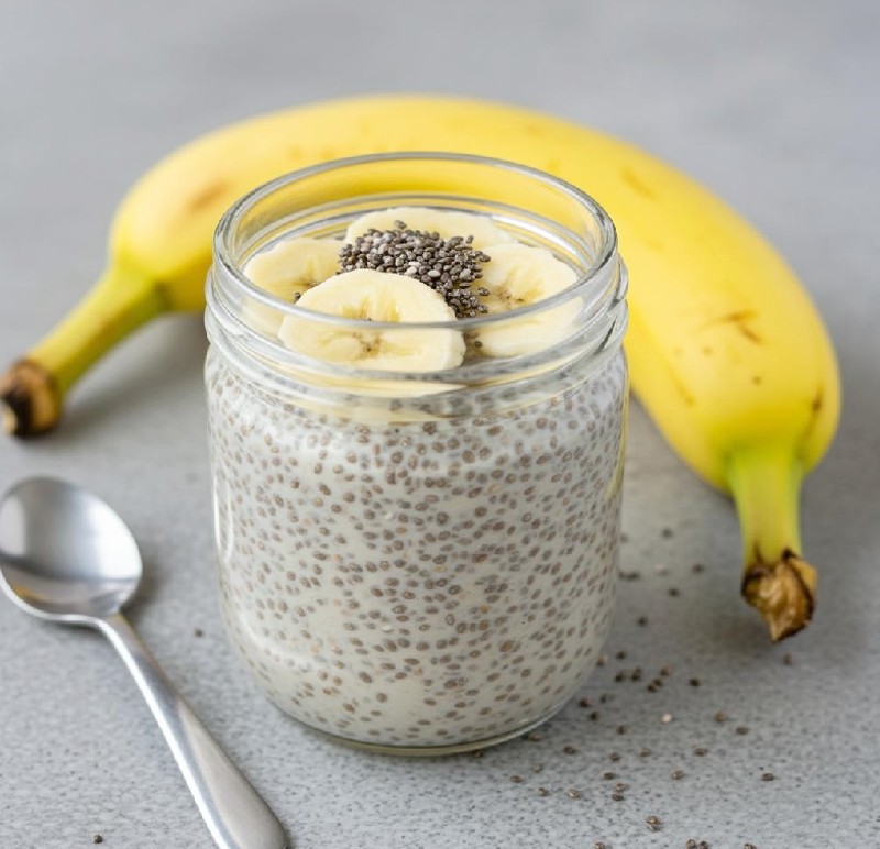 Banana Chia Pudding