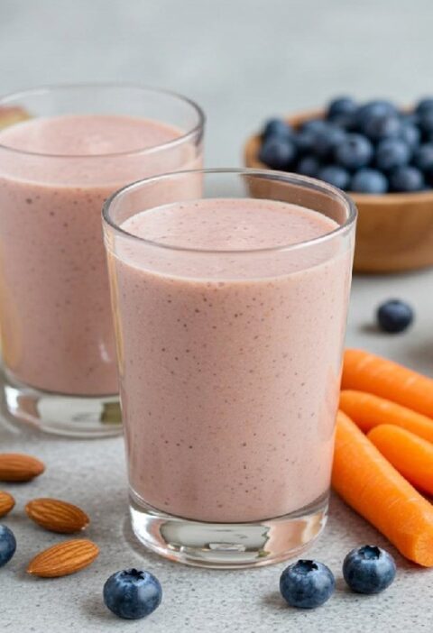 Carrot Blueberry Smoothie