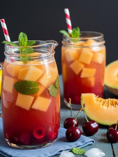 Melon Cherry Lemonade