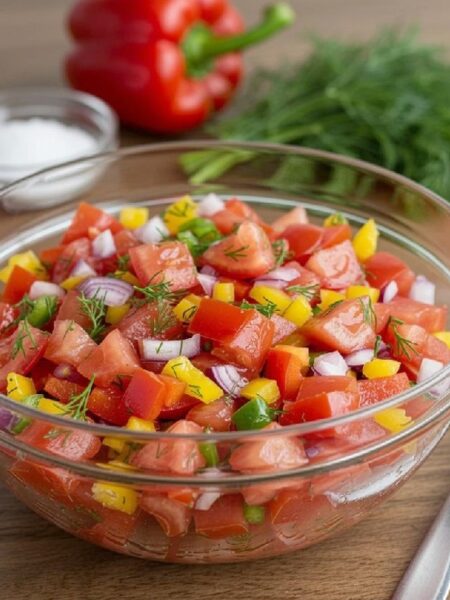 Tomato and Bell Pepper Salad
