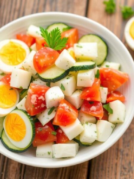 Zucchini and Egg Salad