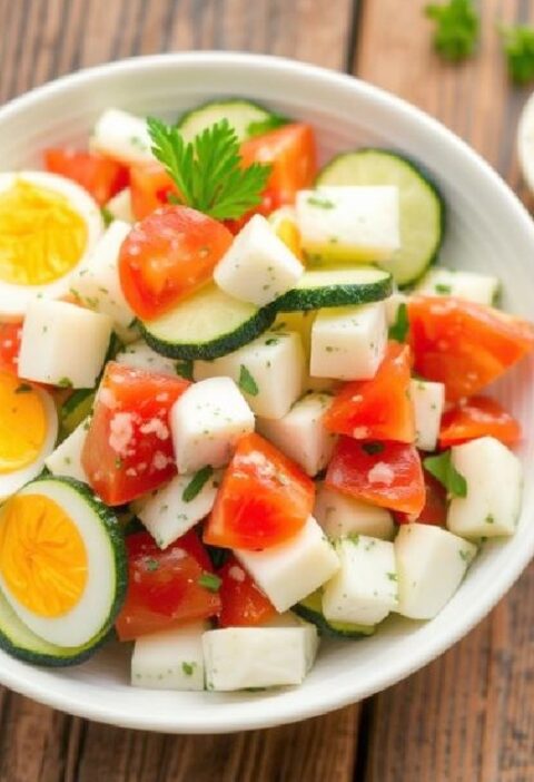 Zucchini and Egg Salad